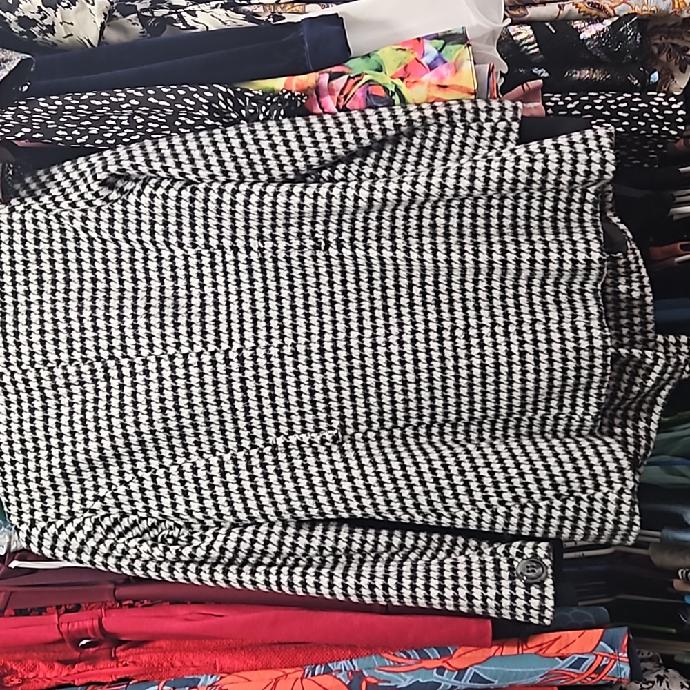 Long houndstooth jacket - Picture 2 of 2
